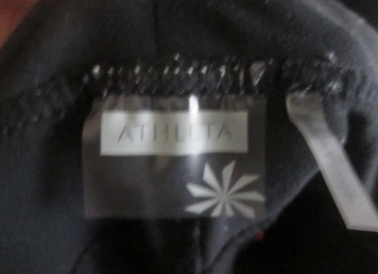 Womens ATHLETA 54023 Sweatpants Athletic Workout Yoga Fitness Pants BLACK S