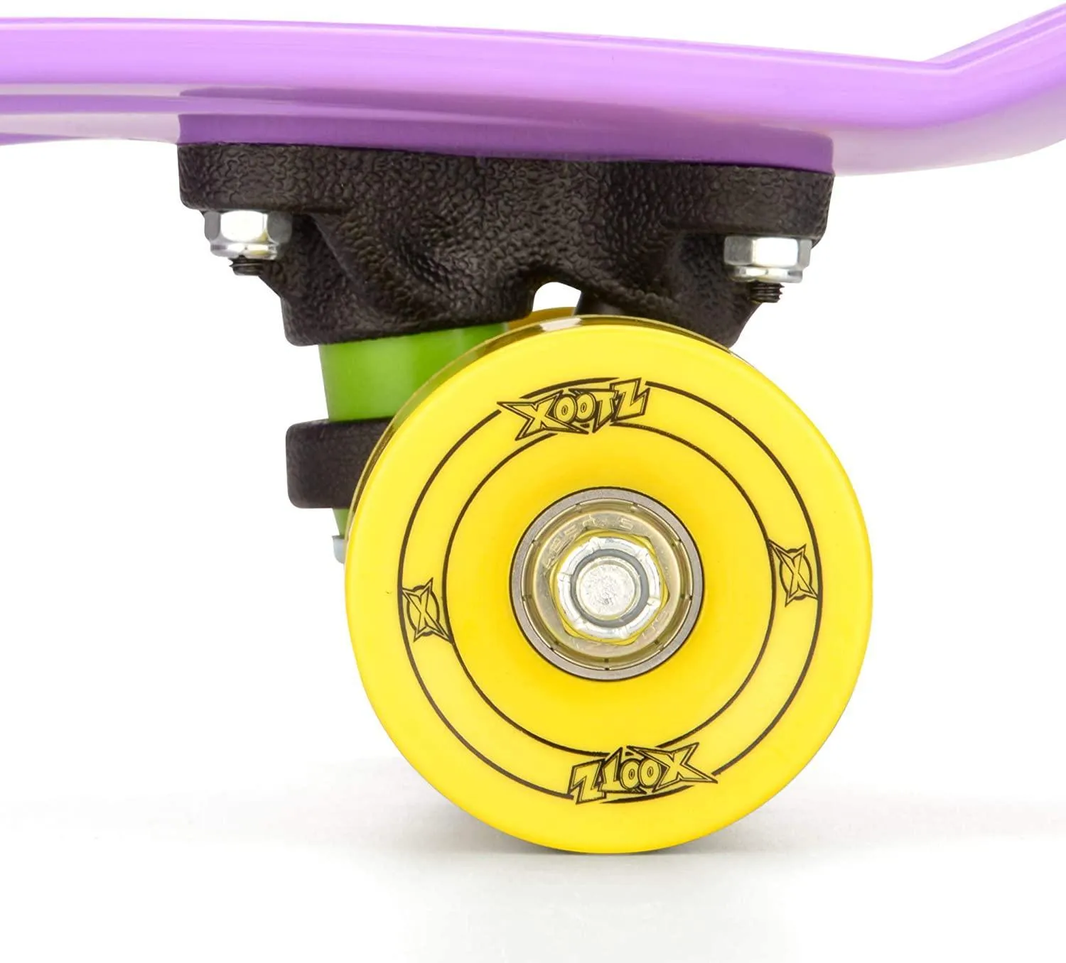 XOOTZ 22-Inch Mini Cruiser Skateboard - Pastel Purple