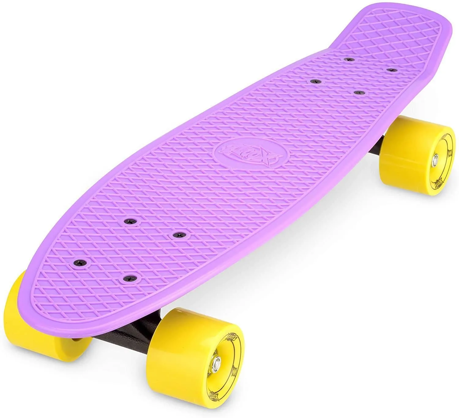 XOOTZ 22-Inch Mini Cruiser Skateboard - Pastel Purple
