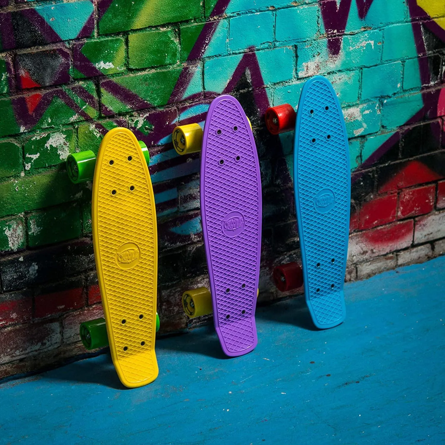 XOOTZ 22-Inch Mini Cruiser Skateboard - Pastel Purple